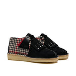Clarks Original Women's Desert Trek Black Tweed Combination Made in Vietnam