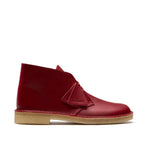 Clarks Original Men Desert Boot Dark Red Leather Made In Vietnam