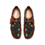 Clarks Mans Wallabee Denim Sinteties (Blou) 