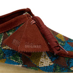 Clarks Mans Wallabee Denim Sinteties (Blou) 
