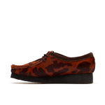 Clarks Original Women's Wallabee Brown Cow Print Made in Vietnam