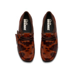 Clarks Original Women's Wallabee Brown Cow Print Made in Vietnam