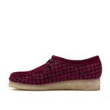 Clarks Original Women's Wallabee Purple Tweed Combination Made in Vietnam