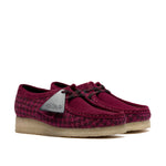 Clarks Original Women's Wallabee Purple Tweed Combination Made in Vietnam