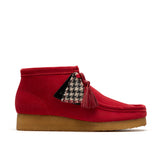 Clarks Women Wallabee Boot. Red Suede 2025