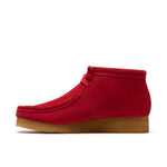 Clarks Women Wallabee Boot. Red Suede 2025