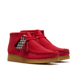 Clarks Women Wallabee Boot. Red Suede 2025