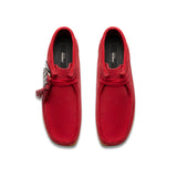 Clarks Women Wallabee Boot. Red Suede 2025