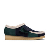 Clarks Original Men Wallabee Blue/Green Stripe- MADE IN VIETNAM