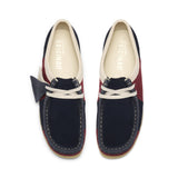 Clarks Original Women Wallabee Navy Stripe Made in Vietnam