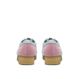 Clarks Original Women Wallabee Pale Blue Stripe Made in Vietnam
