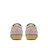 Clarks Original Women Wallabee. Pink Check Made in Vietnam
