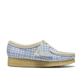 Clarks Original Women Wallabee. Blue Check Made in Vietnam