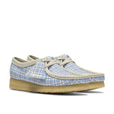 Clarks Original Women Wallabee. Blue Check Made in Vietnam