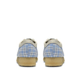 Clarks Original Women Wallabee. Blue Check Made in Vietnam