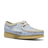 Clarks Original Women Wallabee. Blue Check Made in Vietnam