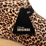 Clarks Original Women Wallabee Boot. Leopard Print Made in Vietnam
