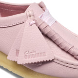 Clarks Original Women Wallabee. Baby Pink Leather Made in Vietnam