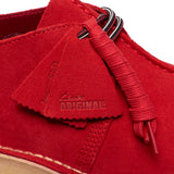 Clarks Original Men Desert Trek Red Suede Made In Vietnam