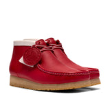 Clarks Original Men Wallabee Boot RB Red Leather Made in Vietnam