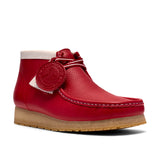 Clarks Original Men Wallabee Boot RB Red Leather Made in Vietnam
