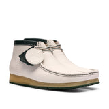 Clarks Original Men Wallabee Boot RB White Leather Made in Vietnam