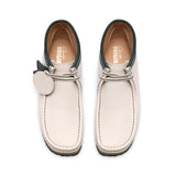 Clarks Original Men Wallabee Boot RB White Leather Made in Vietnam
