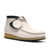 Clarks Original Men Wallabee Boot RB White Leather Made in Vietnam