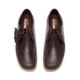 Clarks Original MenWallabee Dark Brown Leather (Made in Vietnam)