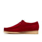 Clarks Original Men Wallabee Deep Red Suede- MADE IN VIETNAM