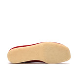 Clarks Original Men Wallabee Deep Red Suede- MADE IN VIETNAM