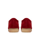 Clarks Original Men Wallabee Deep Red Suede- MADE IN VIETNAM