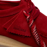 Clarks Original Men Wallabee Deep Red Suede- MADE IN VIETNAM