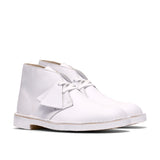 Clarks Original Men Desert Boot White/White- MADE IN VIETNAM