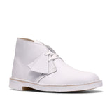 Clarks Original Men Desert Boot White/White- MADE IN VIETNAM