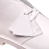 Clarks Original Men Desert Boot White/White- MADE IN VIETNAM