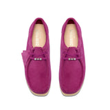 CLARKS ORIGINALS WOMEN'S WALLABEE, BERRY SUEDE, MADE IN VIETNAM