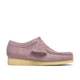 CLARKS ORIGINALS MEN'S WALLABEE DUSTY PINK EMBOSSED MADE IN VIETNAM