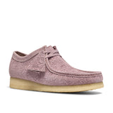 CLARKS ORIGINALS MEN'S WALLABEE DUSTY PINK EMBOSSED MADE IN VIETNAM