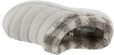 SKECHERS WOMEN'S  Foamies Cozy Camper w/Plaid Sherpa Clog 111363 NAT