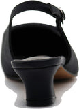 Women's Wide Width Sling Back Low Heeled Pumps Sandals Shoes Antica-05