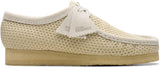 Clarks Men's Original Wallabee Off white Mesh Made In Portugal"