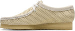 Clarks Men's Original Wallabee Off white Mesh Made In Portugal"