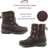 Comfy Moda Women's Waterproof Wool Lined Winter Boots Maya