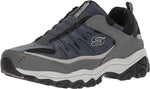 Skechers MEN AFTER BURN Extra Wide Width 51866 Navy Grey