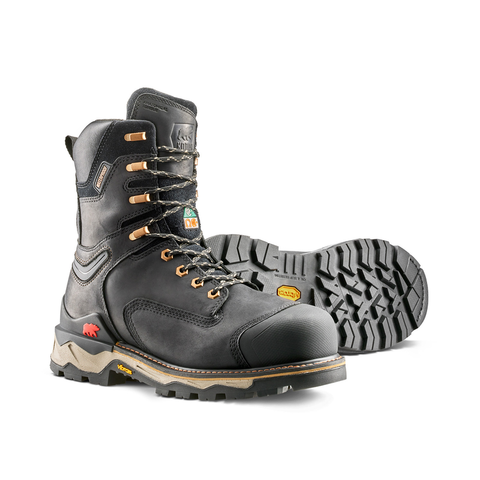 Men's Kodiak Neragon 8" Waterproof Composite Toe Safety Work Boot Black