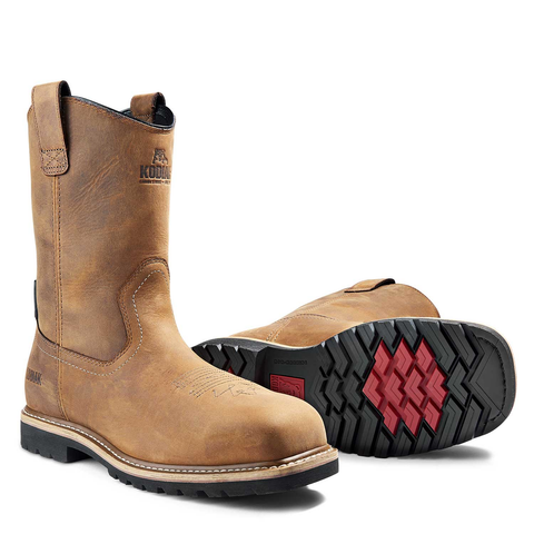 Men's Kodiak Lundbeck Waterproof Square-Composite Toe Wellington Work Boot