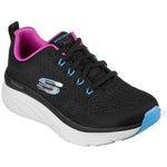 Skechers WOMEN'S Relaxed Fit: D'Lux Walker - Fresh Finesse 149368 BKPR