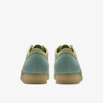 Clarks Men's Original Wallabee Blue/Lime Print Made In Vietnam"