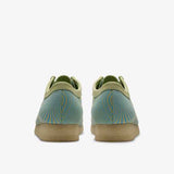 Clarks Men's Original Wallabee Blue/Lime Print Made In Vietnam"